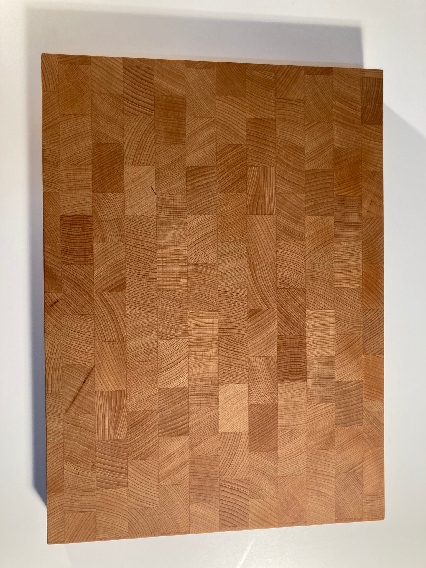 Buchenbrett in Hirnholzverleimung 64 x 50 x 4,7 cm, geölt