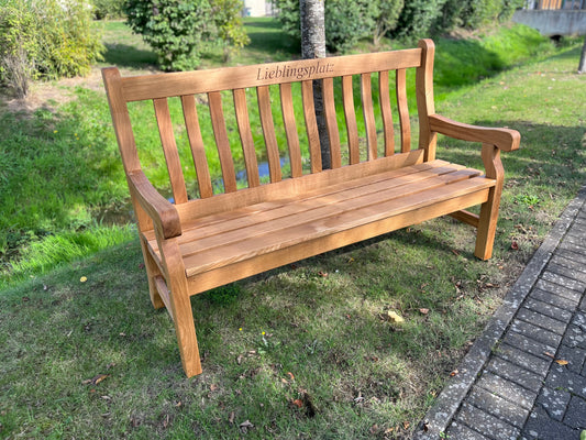 Gartenbank Serie Alter Markt Eiche massiv