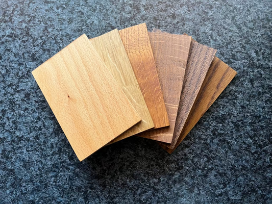 Diverse holzproben zum abgleich