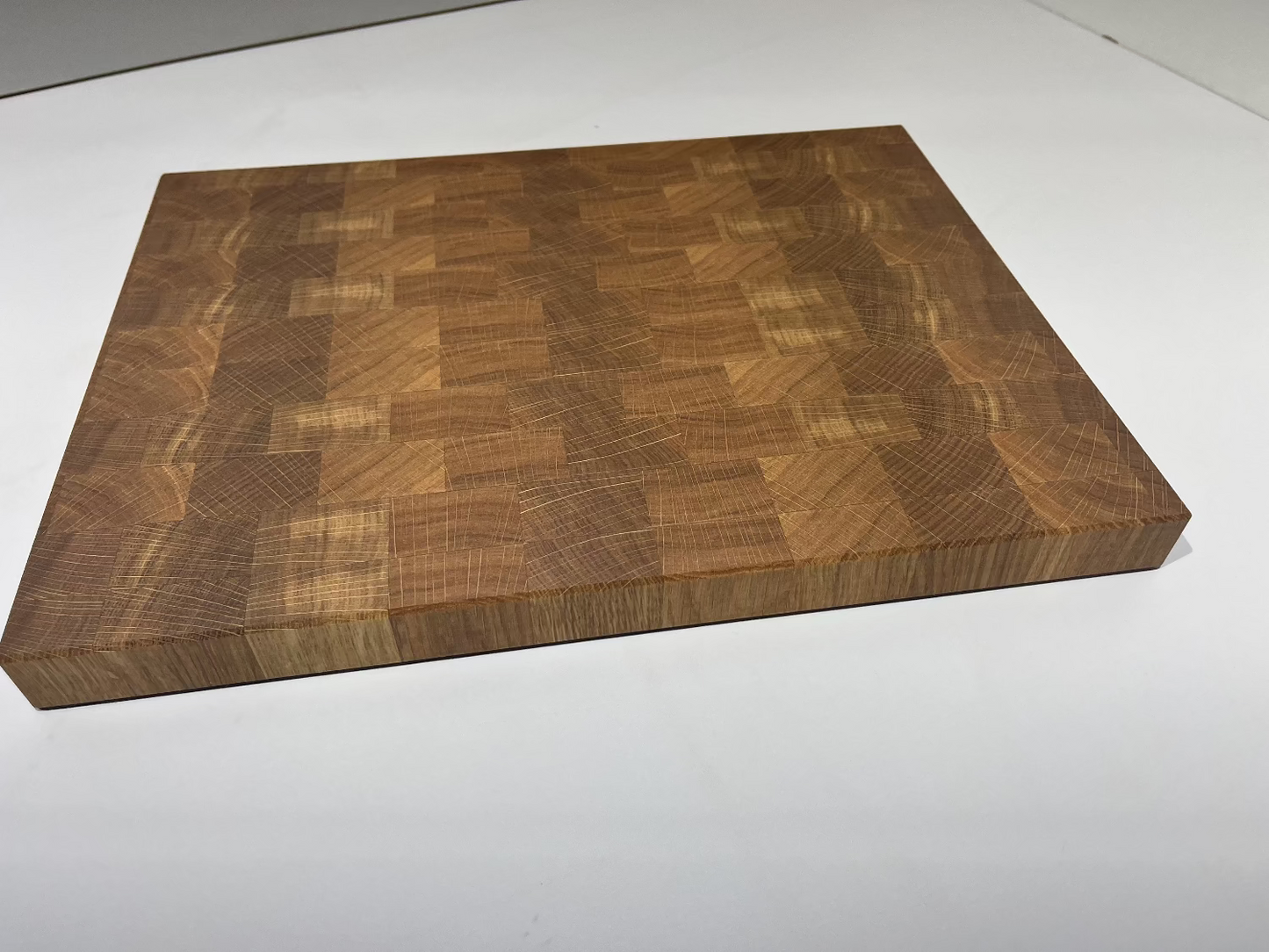 Schneidebrett Hirnholz Eiche 40 x 30 x 3 cm 