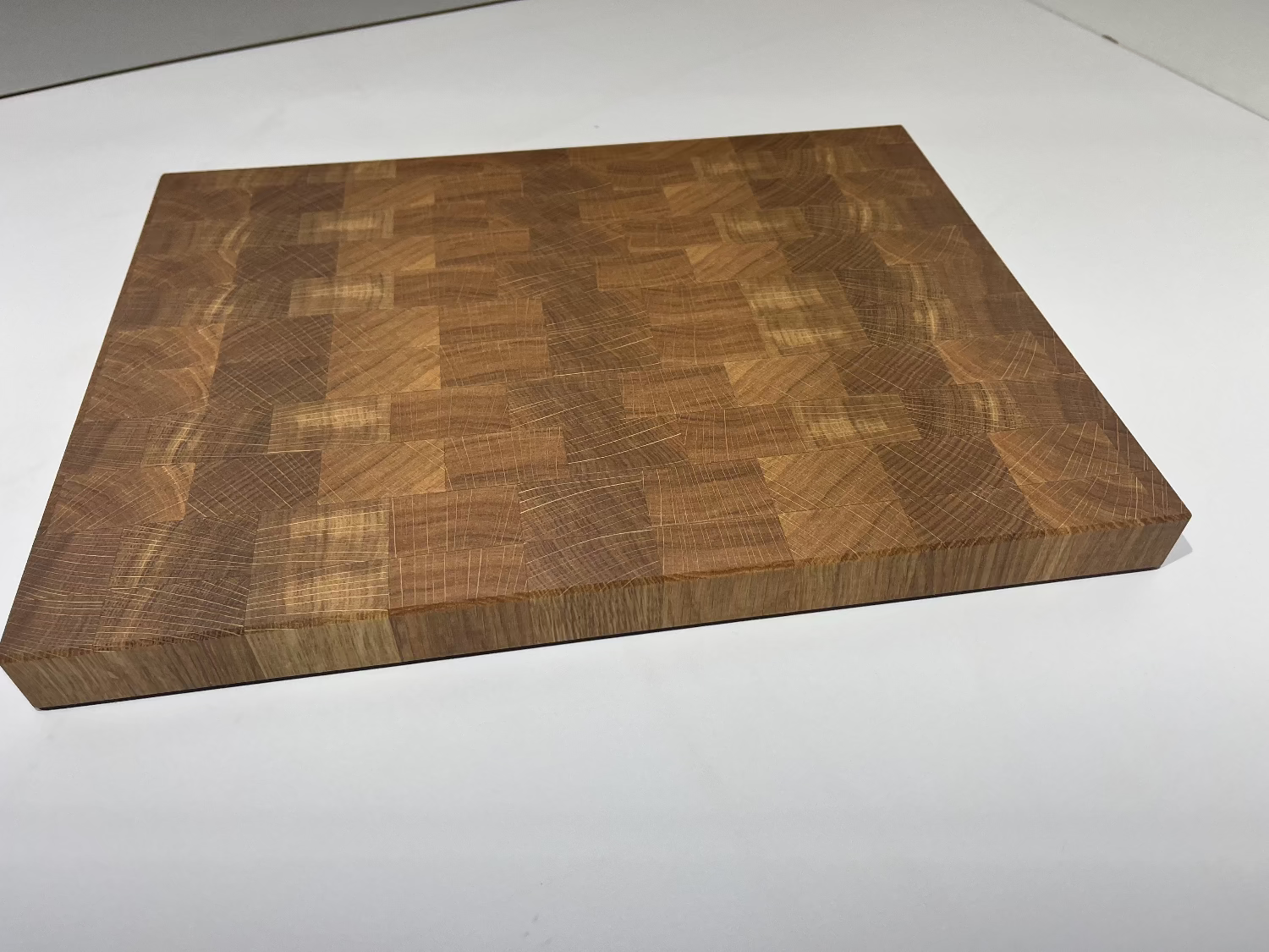 Schneidebrett Hirnholz Eiche 40 x 30 x 3 cm 