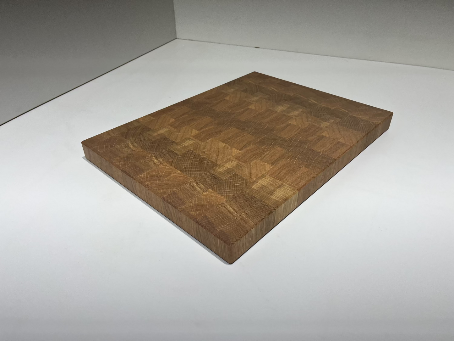 Schneidebrett Hirnholz Eiche 40 x 30 x 3 cm 