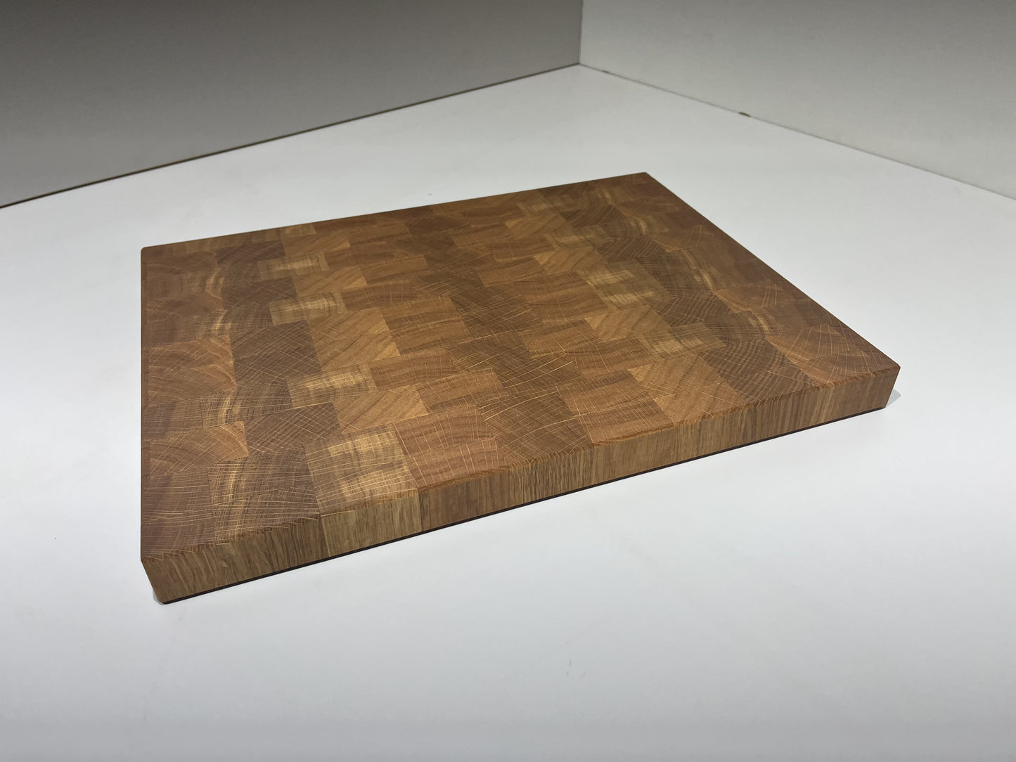 Schneidebrett Hirnholz Eiche 40 x 30 x 3 cm 